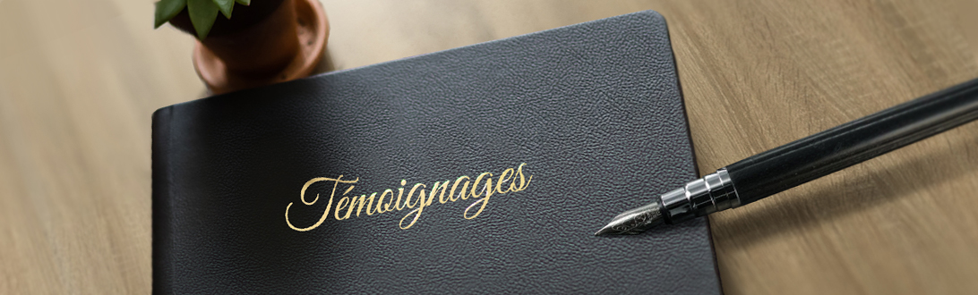 Image d'un livre de témoignages